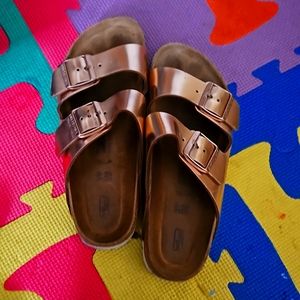 Rose Gold Birkenstocks